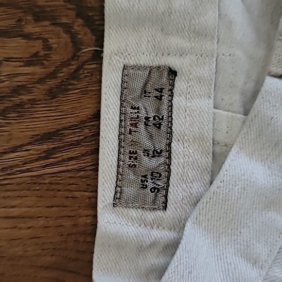 Vintage Express Jeans in Cream with hints of brown - Picture 3 of 6